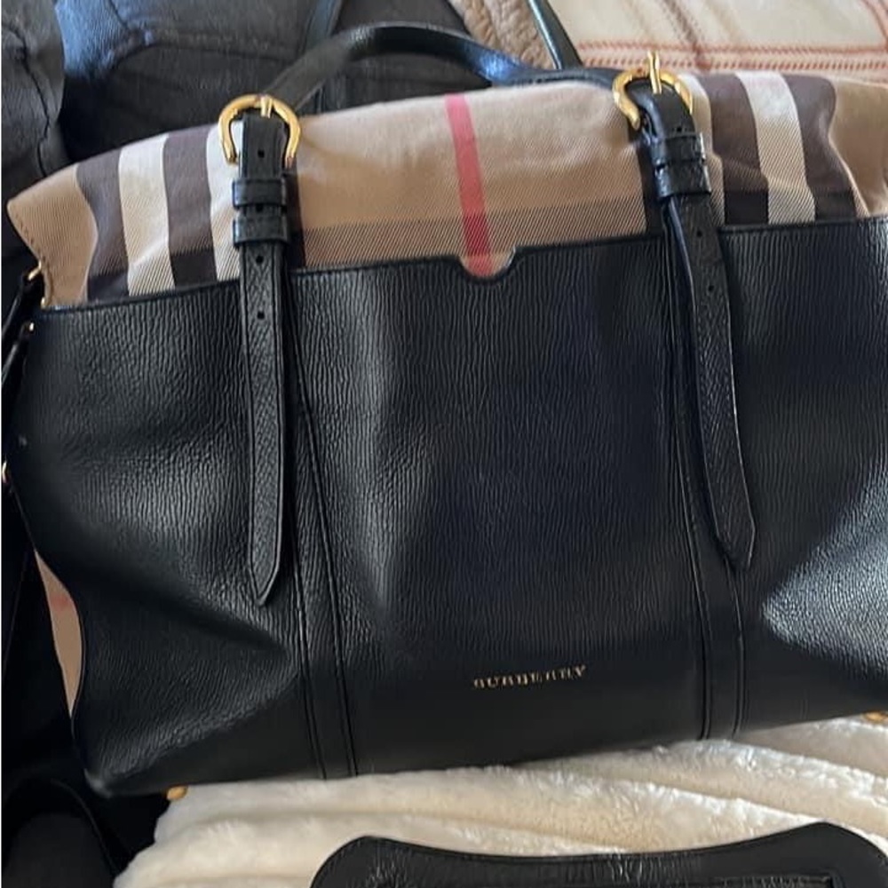 Burberry diaper bag